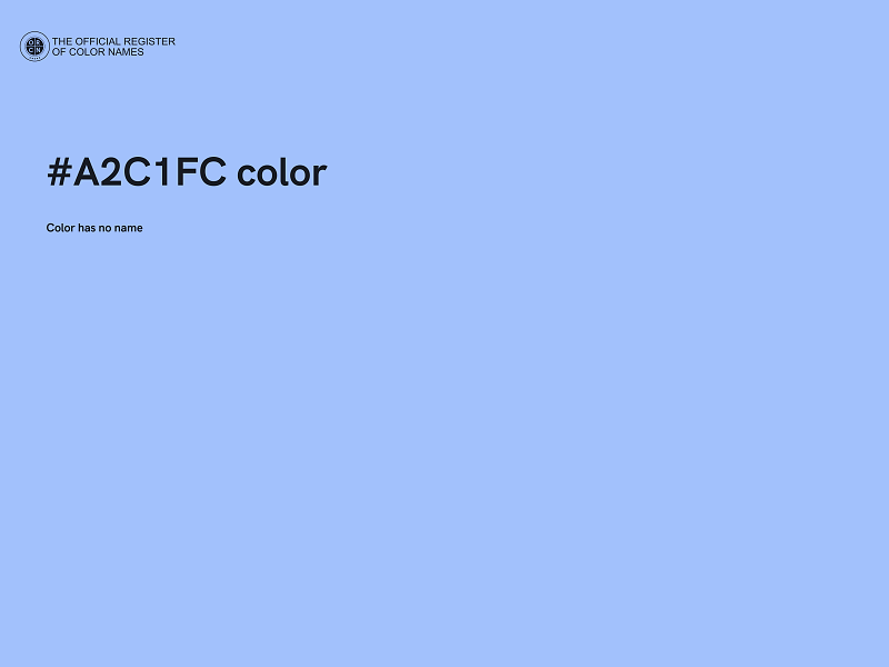 #A2C1FC color image