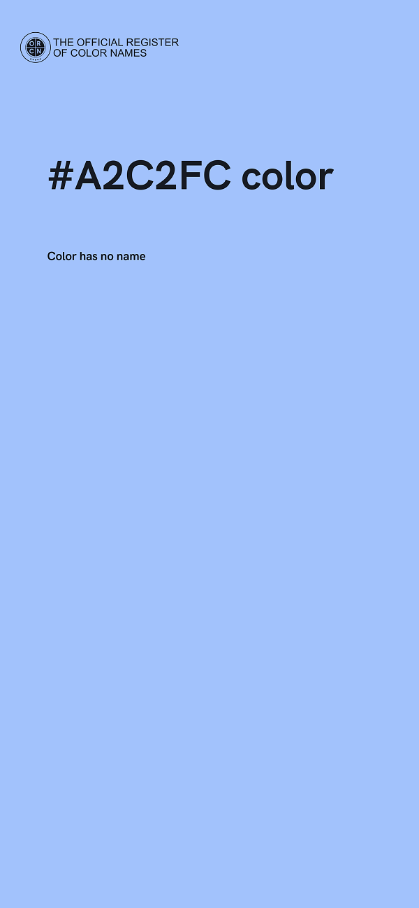 #A2C2FC color image