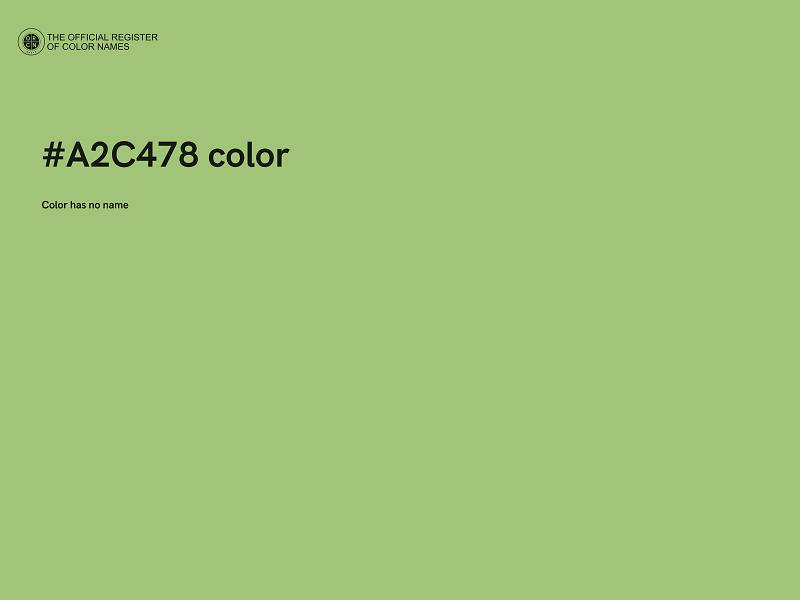 #A2C478 color image