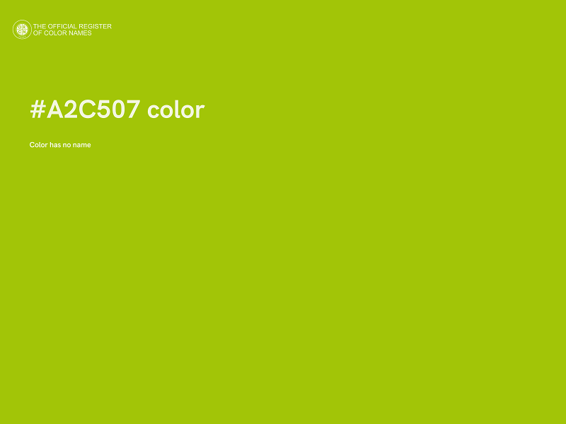 #A2C507 color image