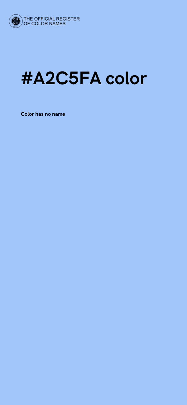 #A2C5FA color image