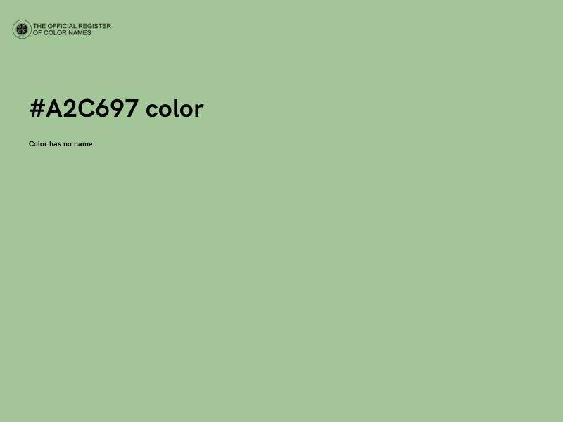 #A2C697 color image