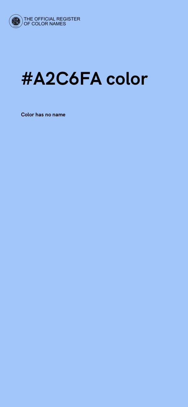 #A2C6FA color image