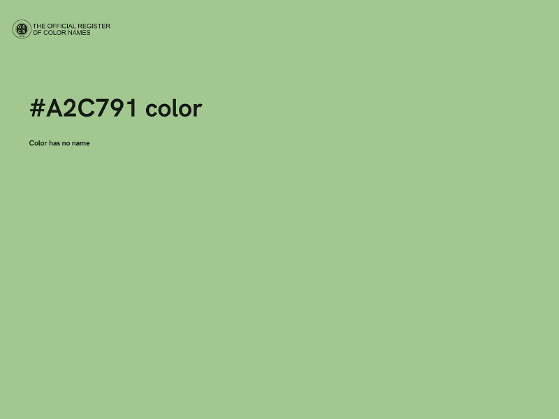 #A2C791 color image