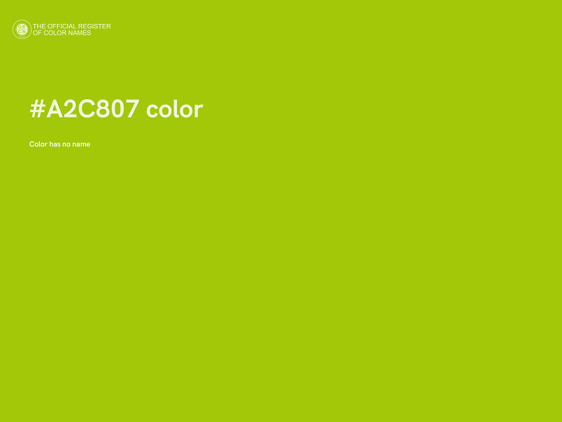 #A2C807 color image