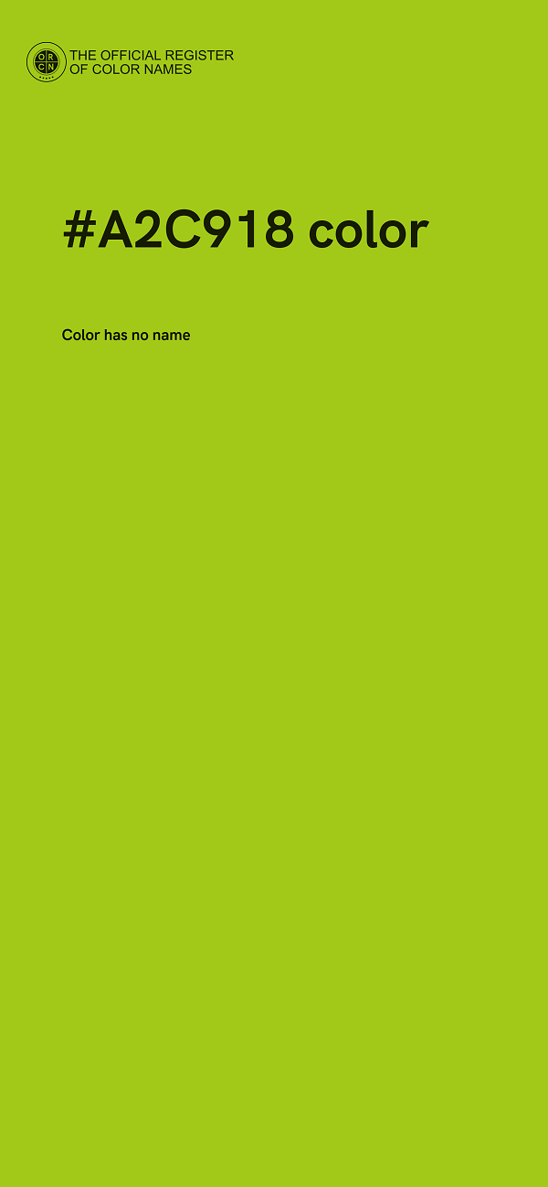 #A2C918 color image