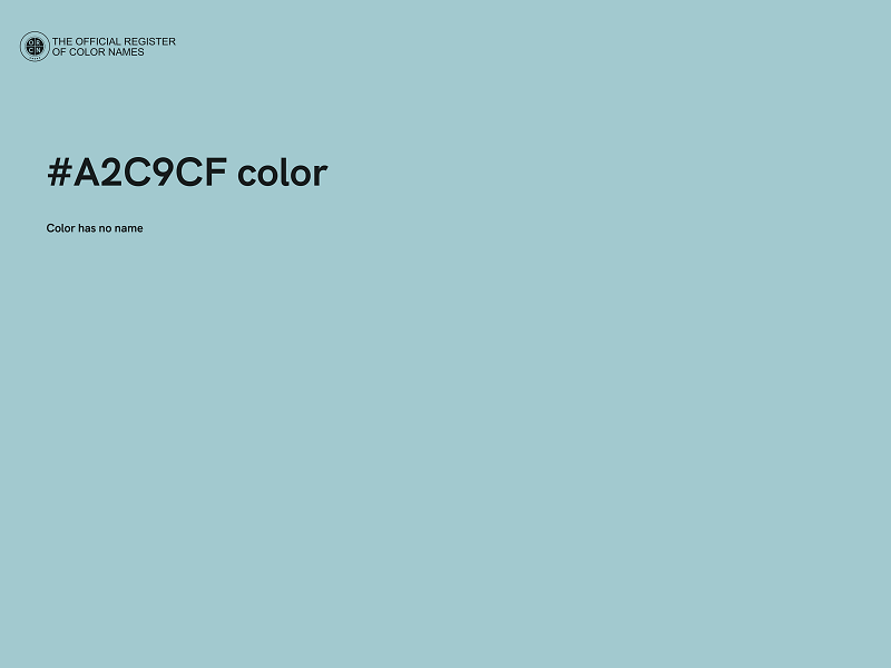 #A2C9CF color image