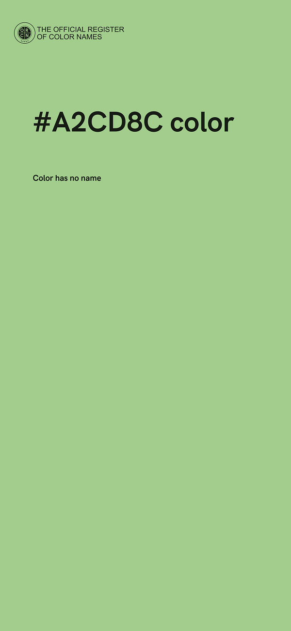 #A2CD8C color image