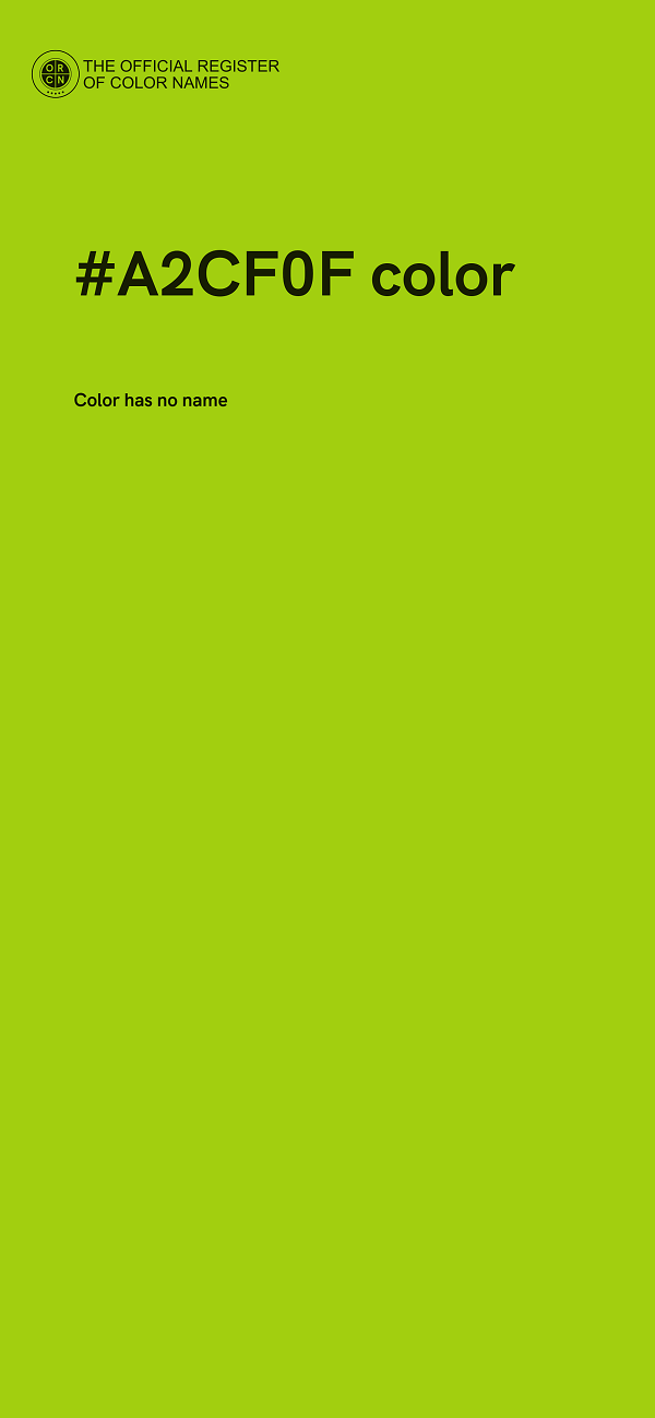 #A2CF0F color image