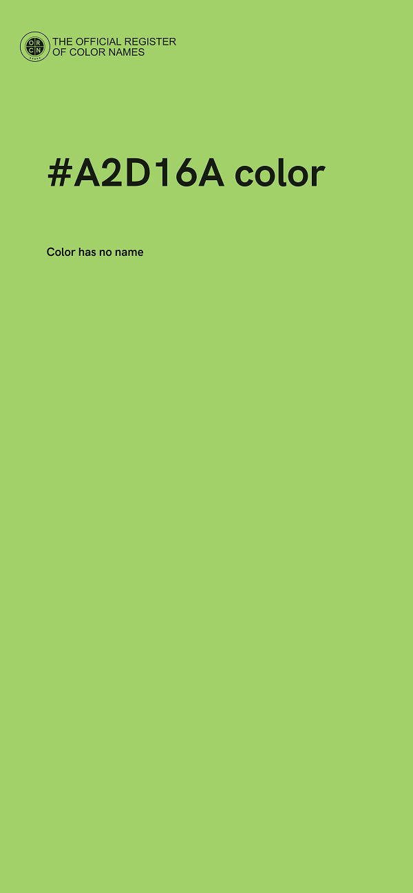 #A2D16A color image