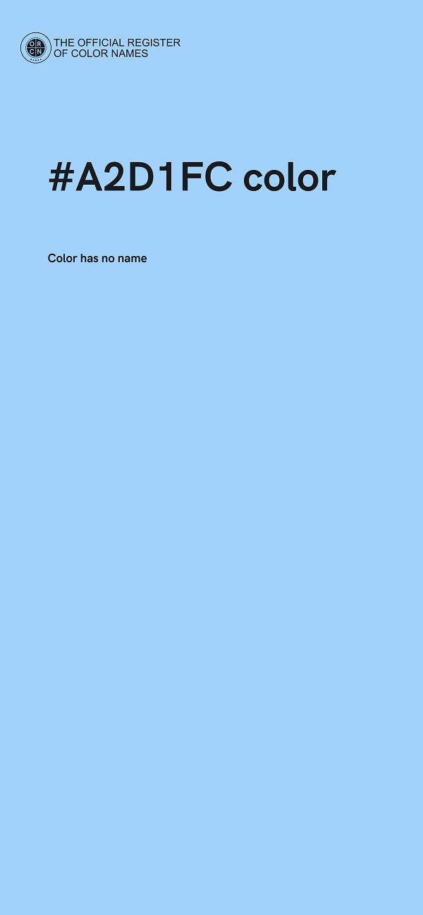 #A2D1FC color image