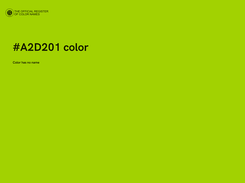 #A2D201 color image