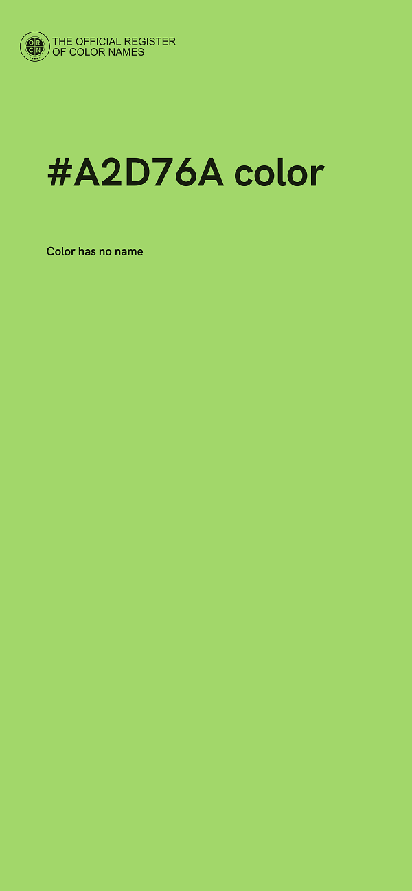 #A2D76A color image