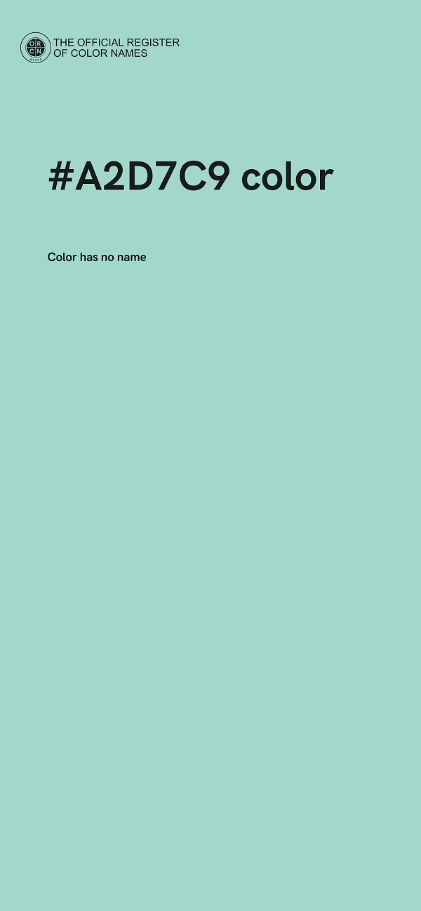 #A2D7C9 color image
