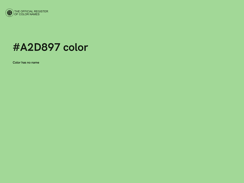 #A2D897 color image