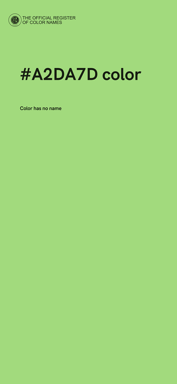 #A2DA7D color image