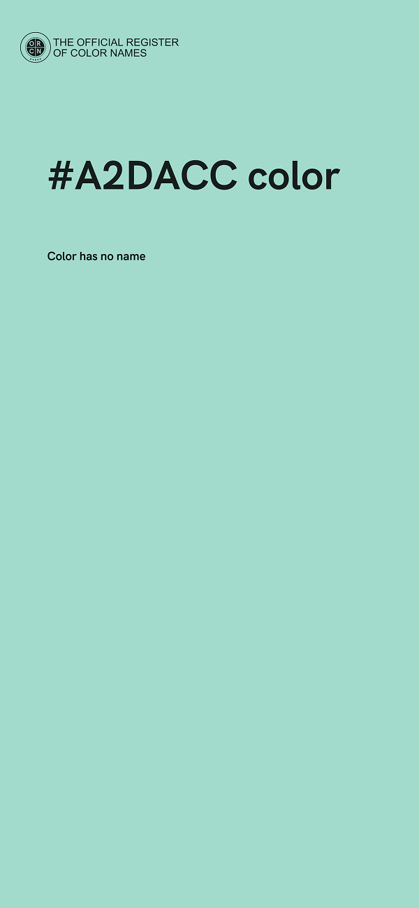 #A2DACC color image