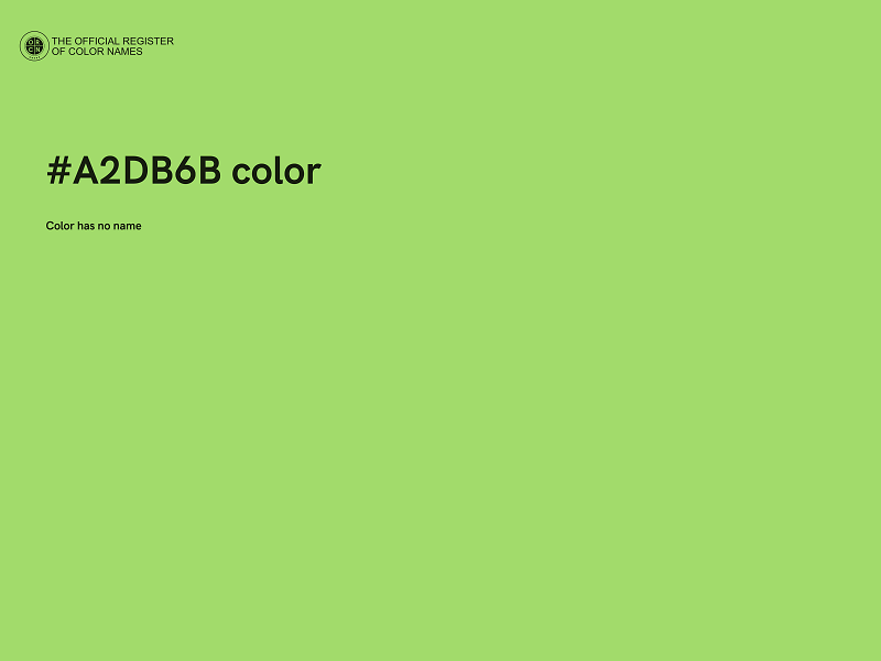 #A2DB6B color image
