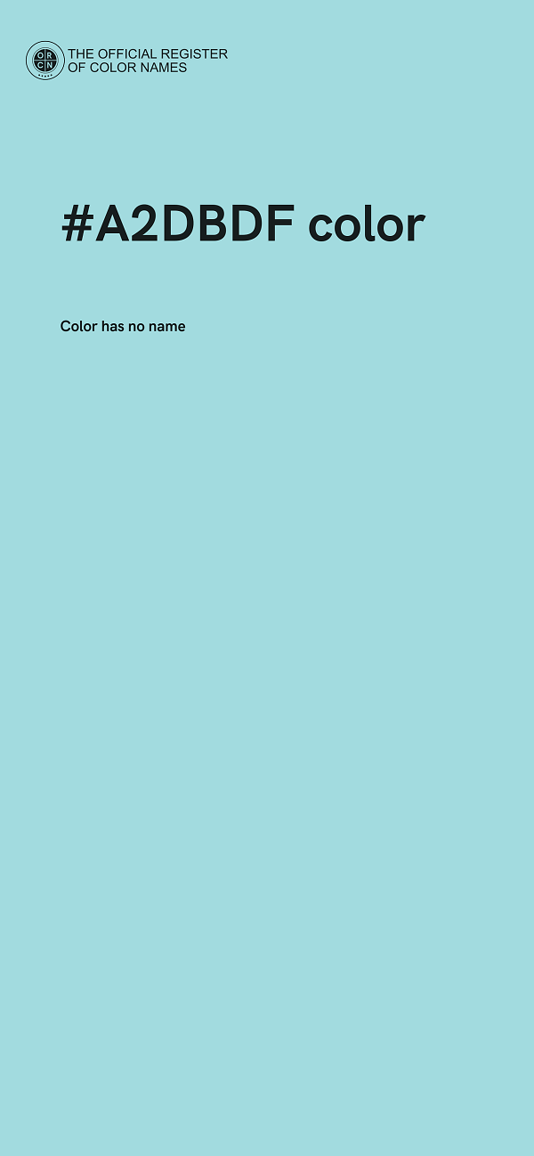 #A2DBDF color image