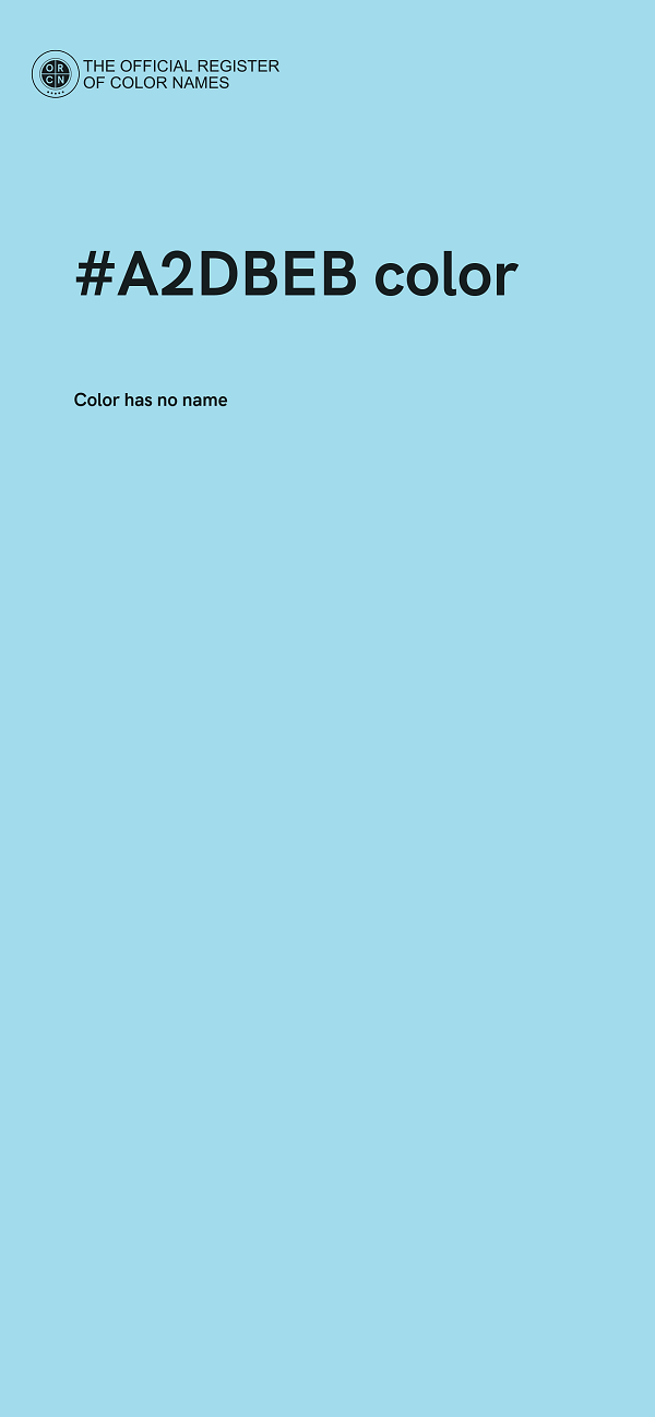 #A2DBEB color image