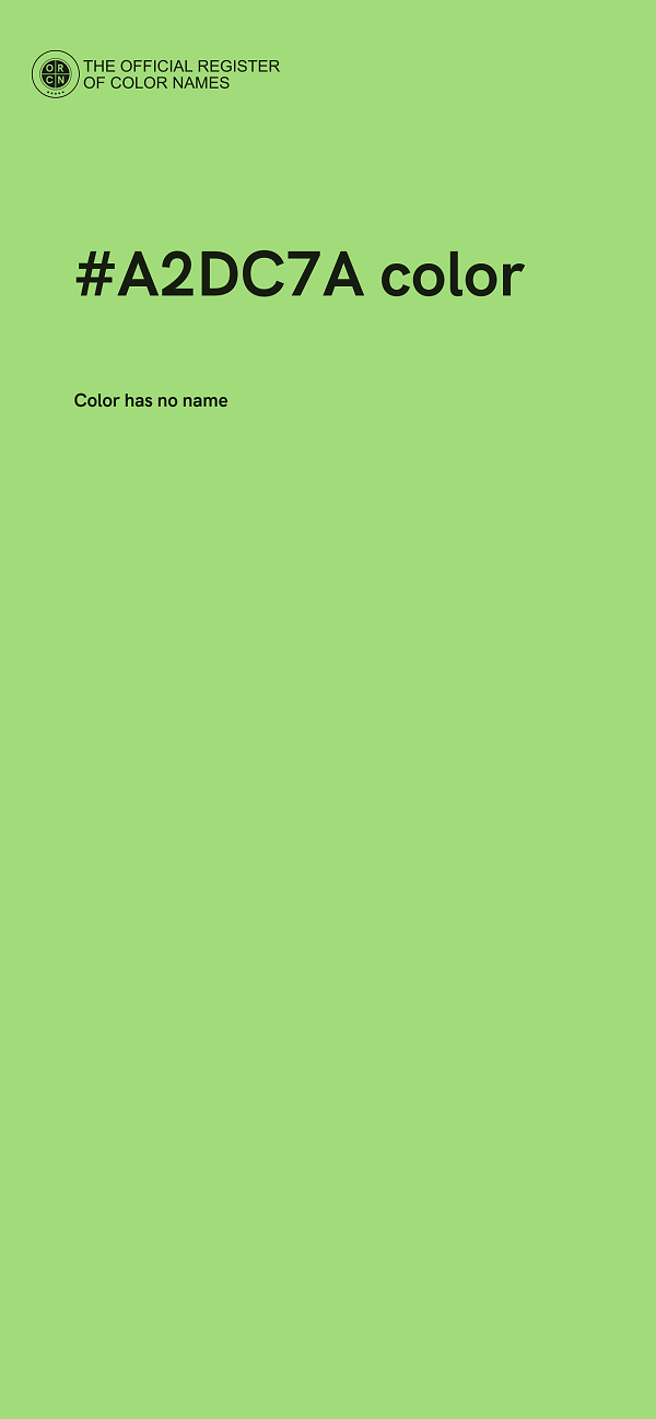 #A2DC7A color image