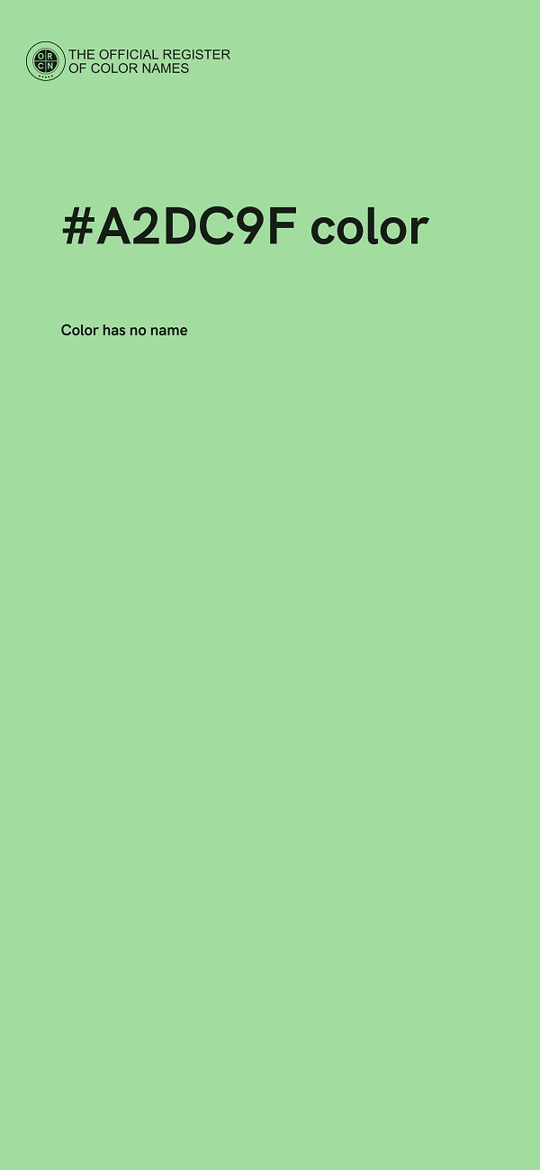 #A2DC9F color image