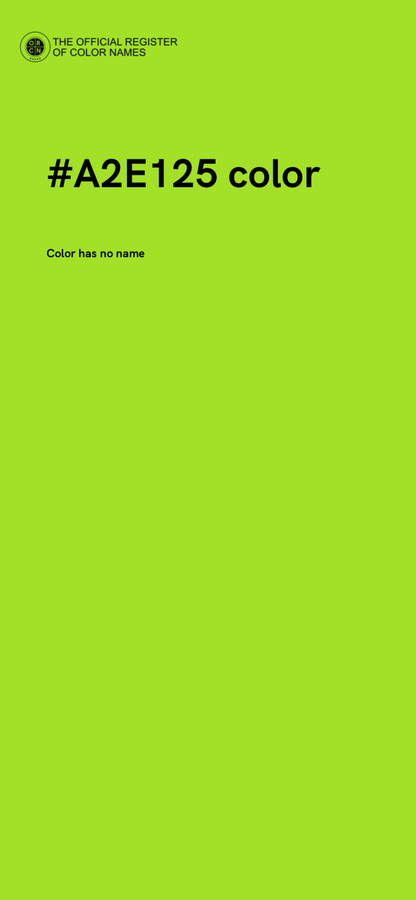 #A2E125 color image