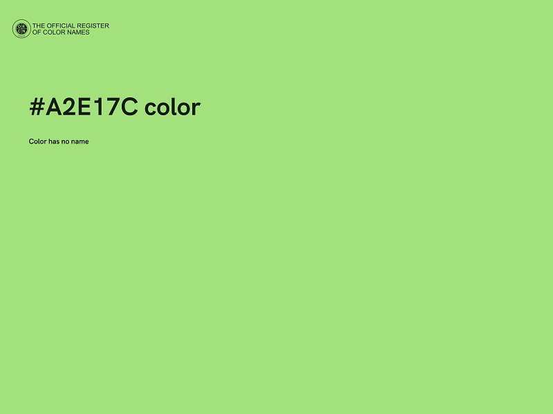 #A2E17C color image