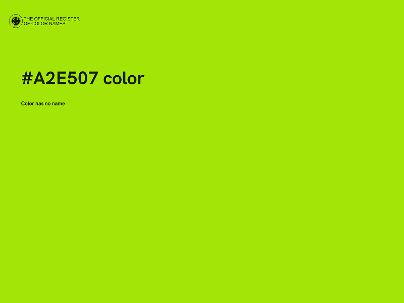 #A2E507 color image