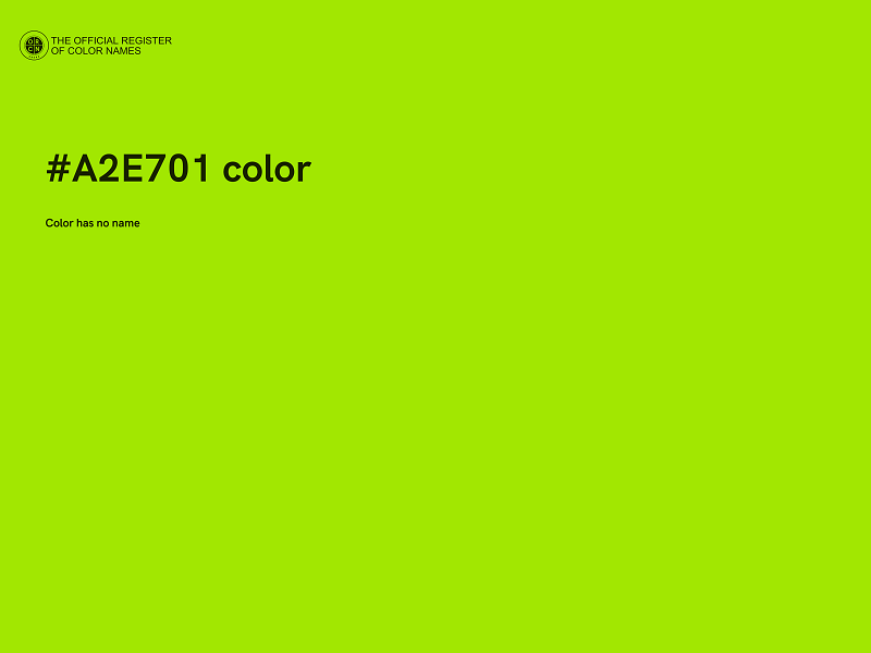 #A2E701 color image