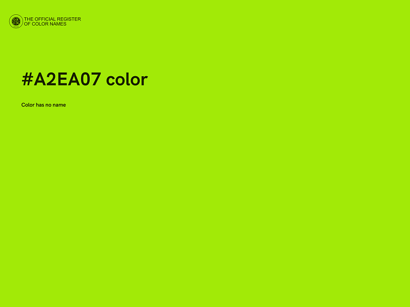 #A2EA07 color image