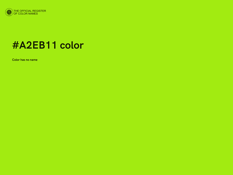 #A2EB11 color image