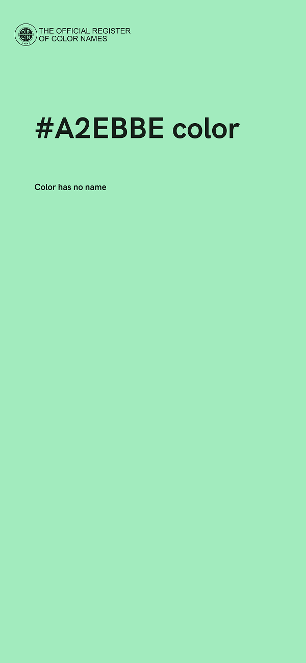 #A2EBBE color image