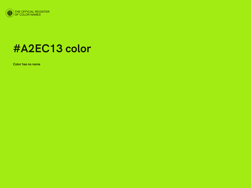 #A2EC13 color image