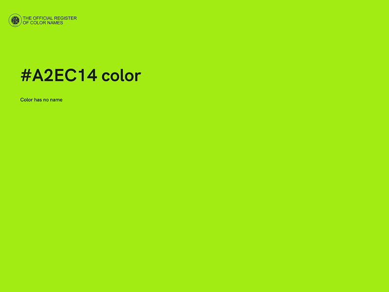 #A2EC14 color image