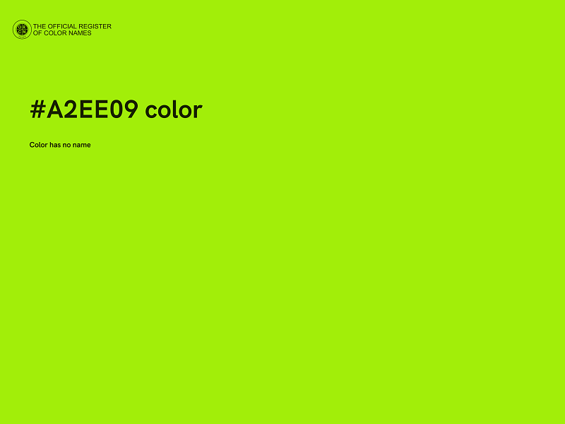 #A2EE09 color image