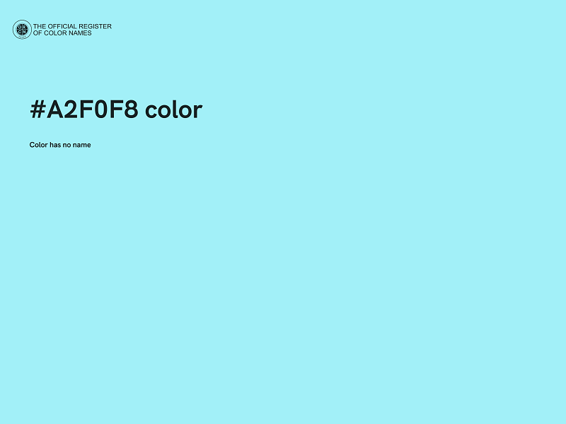 #A2F0F8 color image