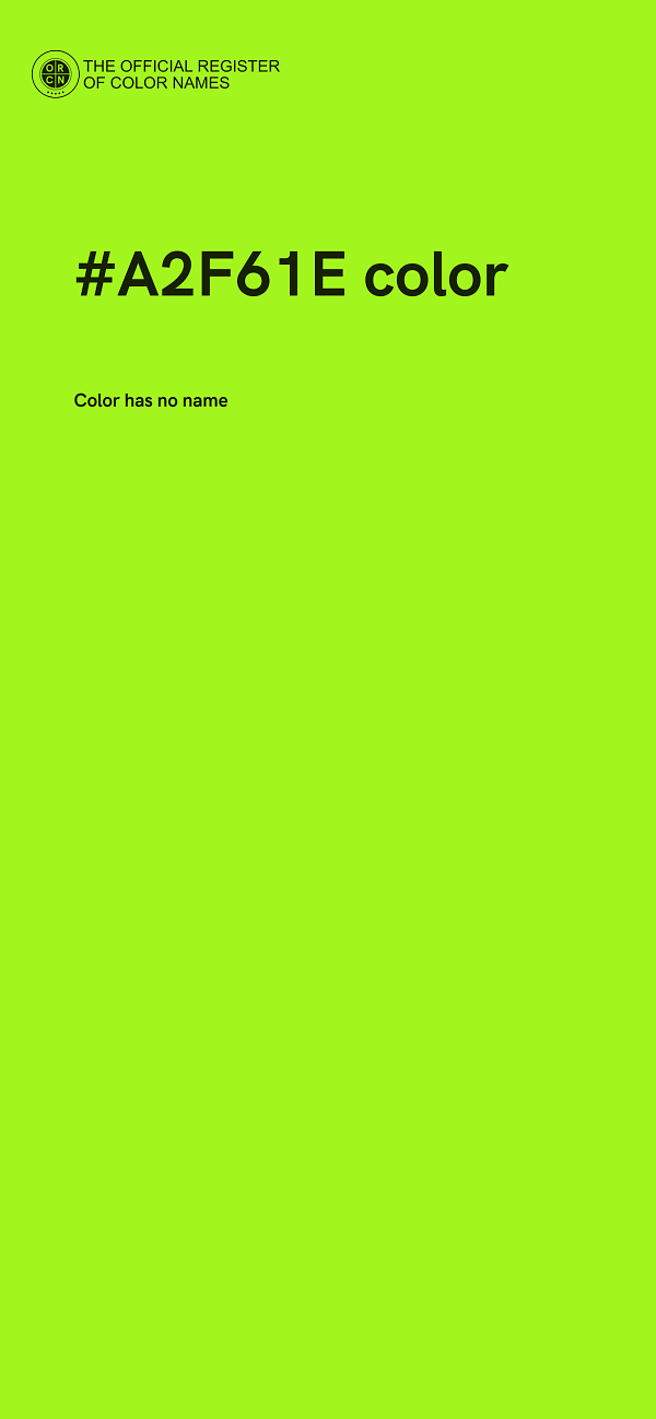 #A2F61E color image