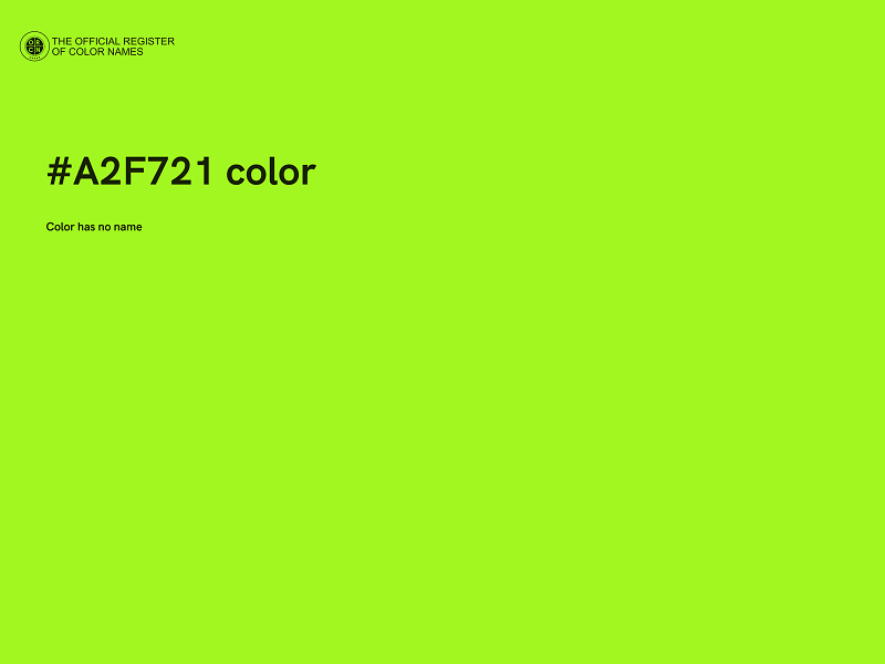 #A2F721 color image