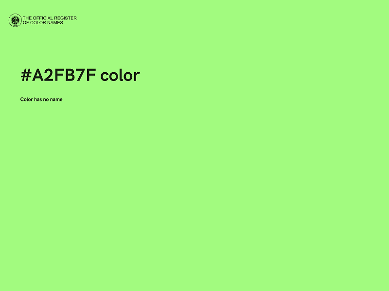 #A2FB7F color image