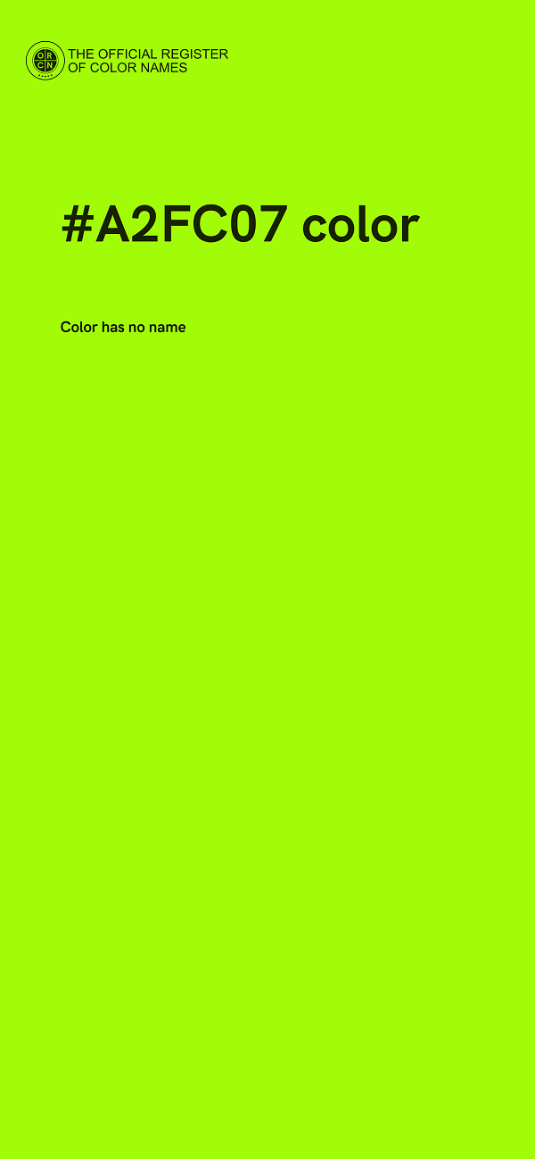 #A2FC07 color image