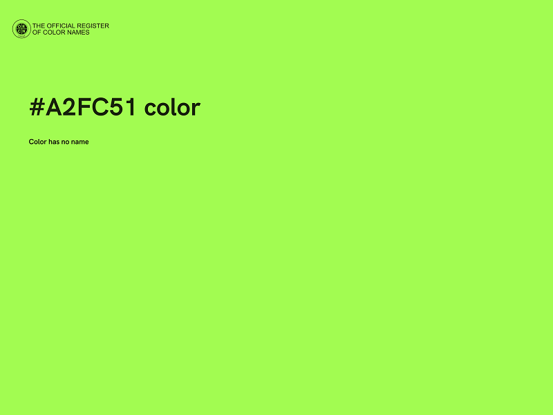 #A2FC51 color image