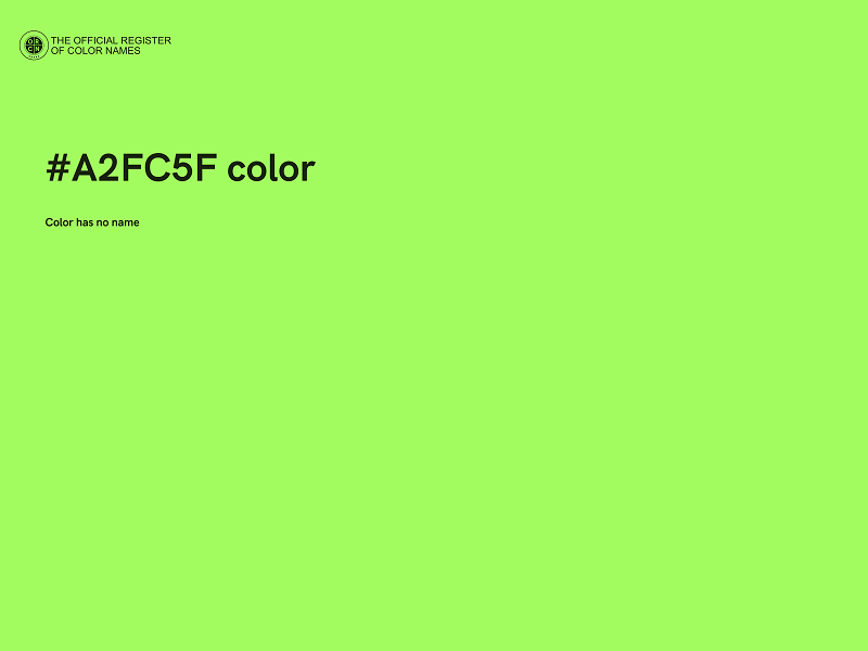 #A2FC5F color image
