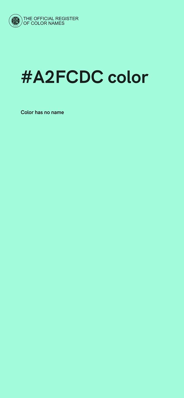 #A2FCDC color image
