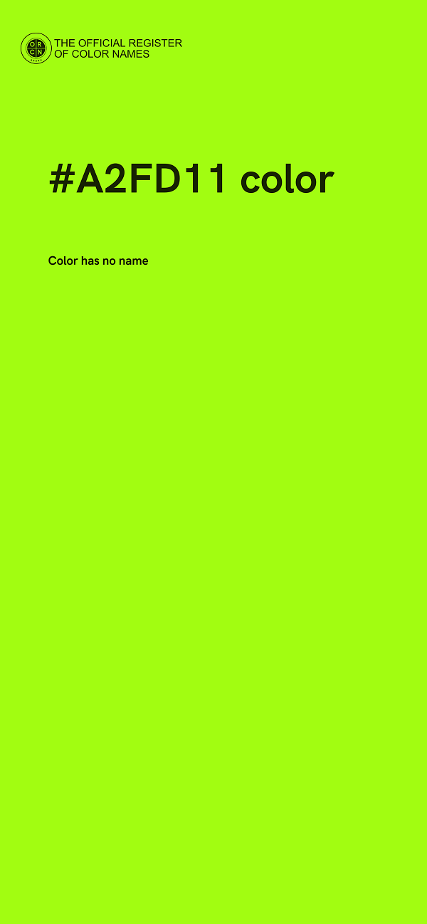 #A2FD11 color image
