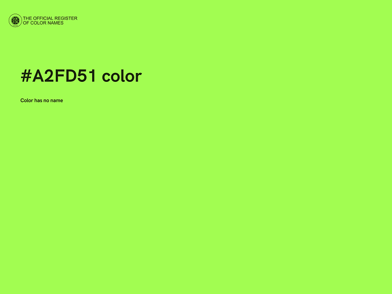 #A2FD51 color image
