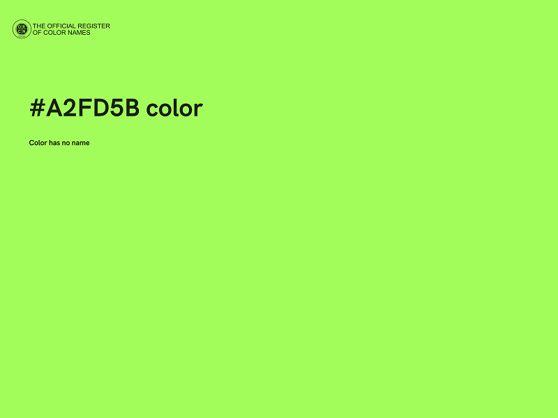 #A2FD5B color image