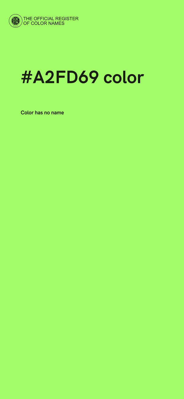 #A2FD69 color image