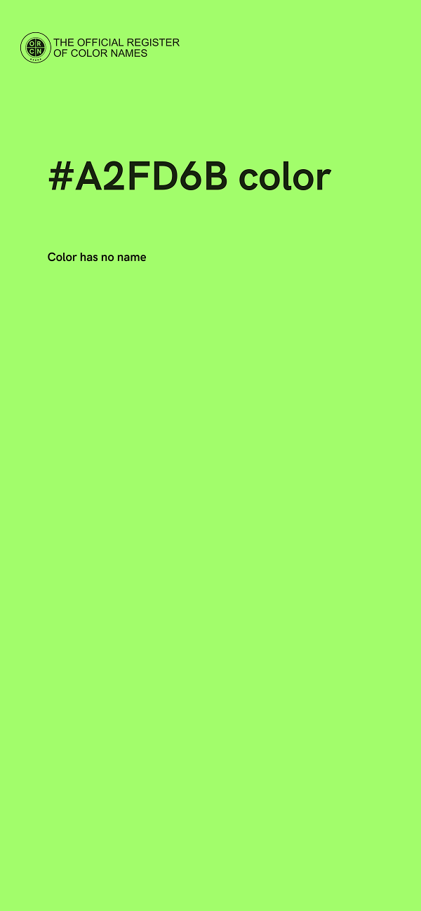 #A2FD6B color image