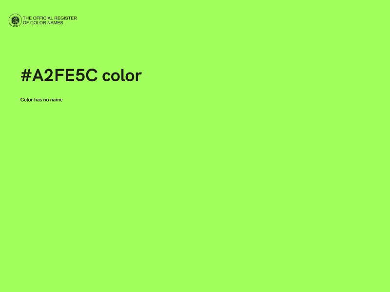 #A2FE5C color image